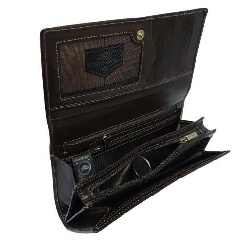 Шкіряне портмоне Italico 1073 moro коричневий