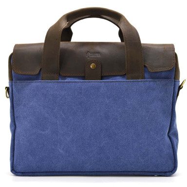 Laptop bag mix canvas and leather RK-1812-4lx from TARWA