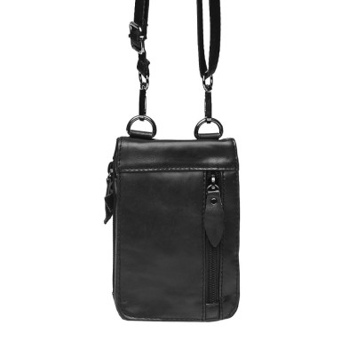 Men's leather shoulder bag Keizer K1702-black