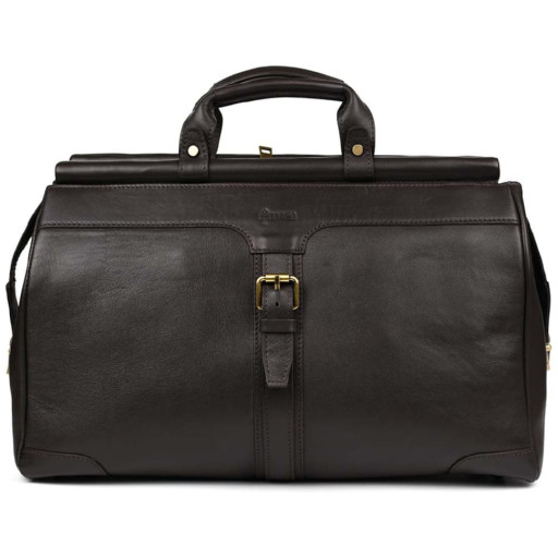 Дорожня спортивна сумка саквояж шкіряний коричневий GC-1402-4lx TARWA