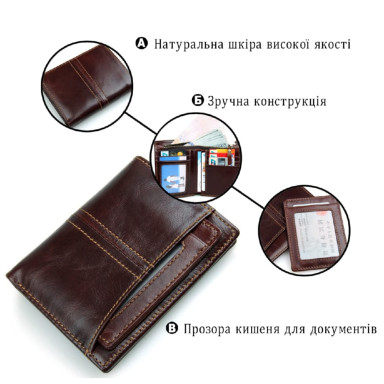 Men's Wallet Vintage 14373 Brown