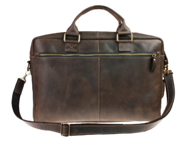Large leather document bag A4 Sullivan 742-27-1(59)