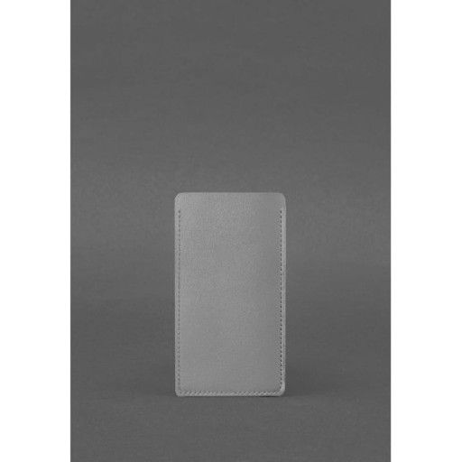 Шкіряний чохол для iPhone 13 Сірий