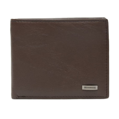 Men's leather wallet V1T123-H124-BE-puce