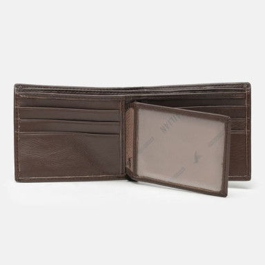 Men's leather wallet V1T123-H124-BE-puce