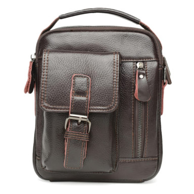 Men's leather bag Keizer K11827-brown