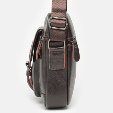 Men's leather bag Keizer K11827-brown