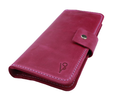Кошелек женский кожаный SULLIVAN 80254(8) фуксия