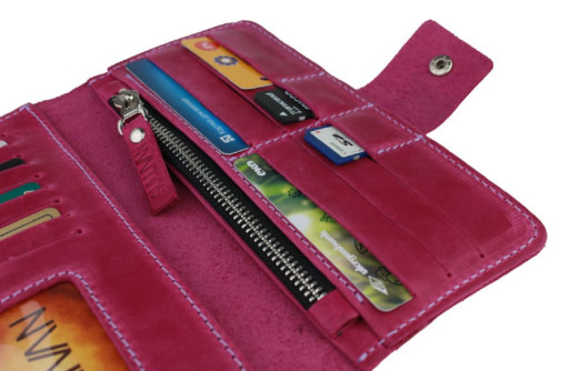 Гаманець жіночий шкіряний SULLIVAN 80254(8) фуксія