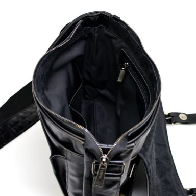 Men's leather shoulder bag GA-6046-3md TARWA
