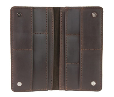 Гаманець чоловічий шкіряний великий travel SULLIVAN 10335(10) коричневий