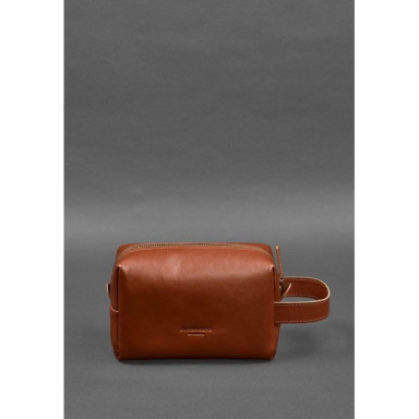 Leather cosmetic bag 5.0 Light brown