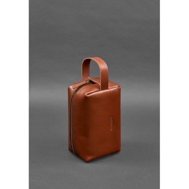 Leather cosmetic bag 5.0 Light brown