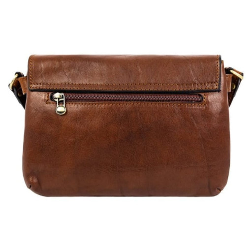 Шкіряна сумка мессенджер - Sophie's Choice - коньяк Time Resistance 5237601