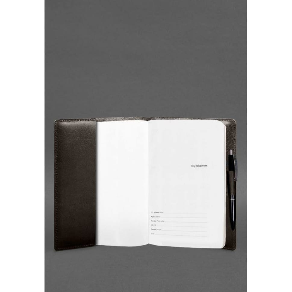 Leather notepad A5 (soft book) 9.3 brown