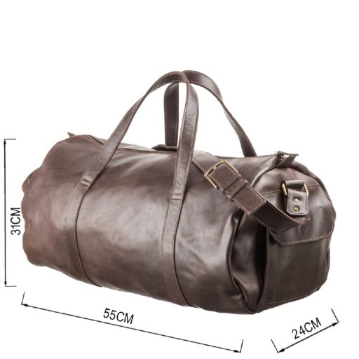 Сумка дорожня Grande Pelle 11044 Коричнева