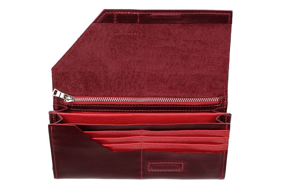 Портмоне Festa, бордо Grande Pelle 513161