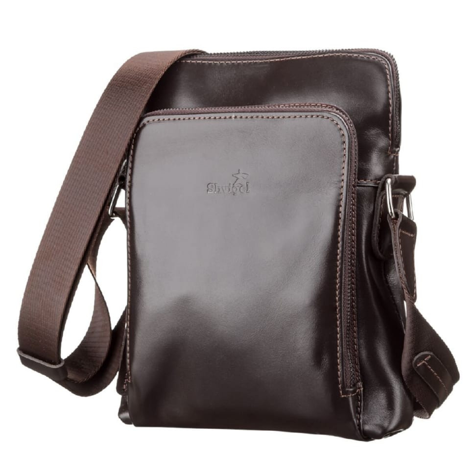 Men's bag SHVIGEL 11100 leather Brown