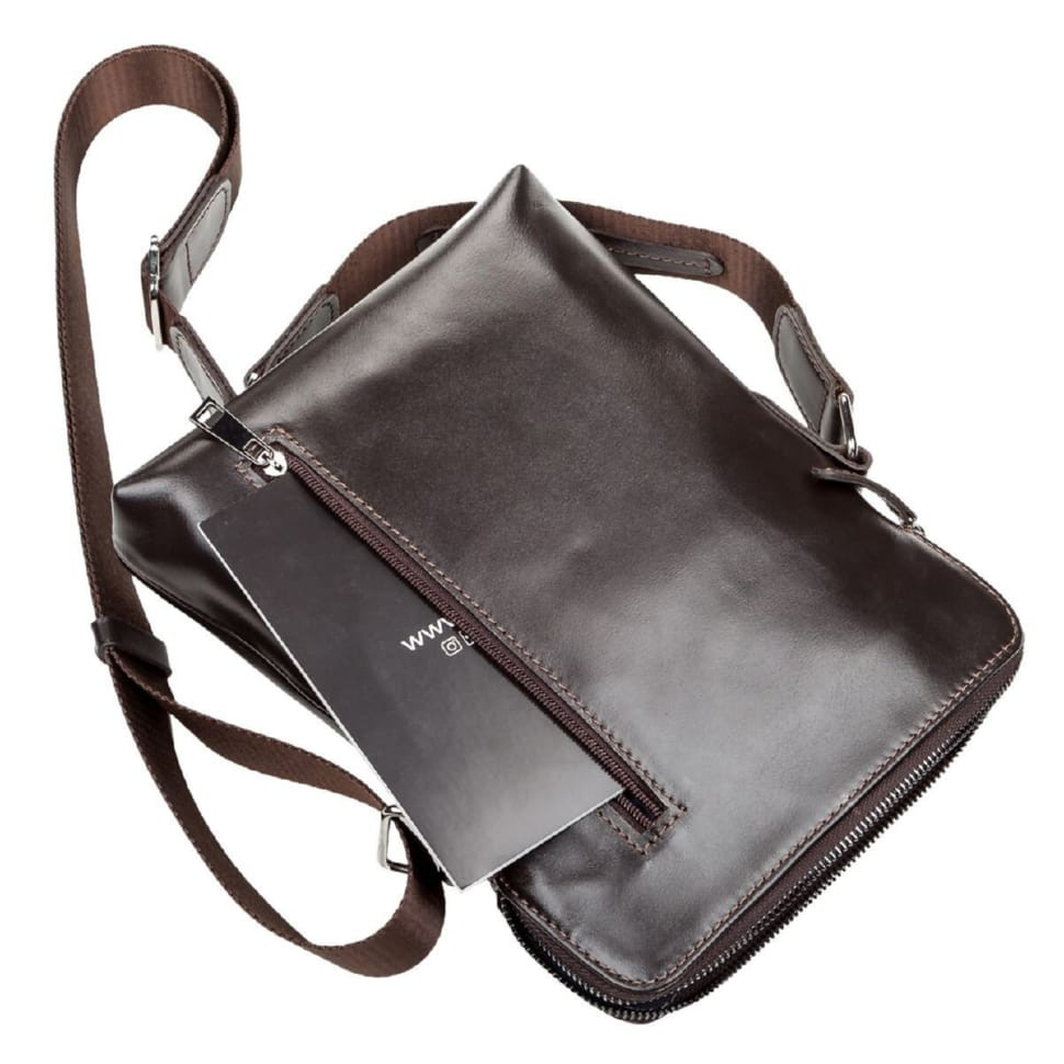 Men's bag SHVIGEL 11100 leather Brown
