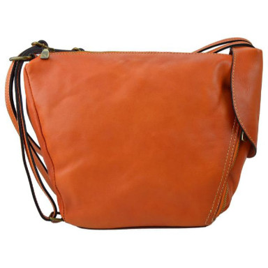 Pratesi BAR492 - Falgano B492 Shoulder Bag in cow leather Falgano B492 Orange