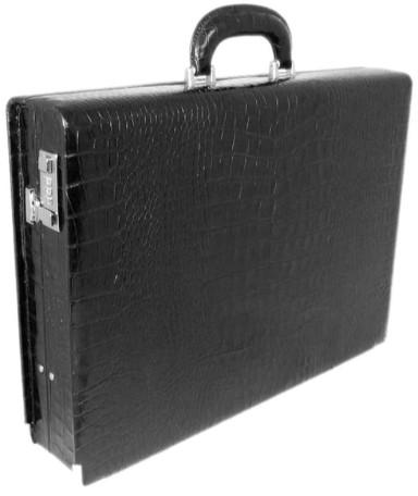 Pratesi KNE317/9 - Machiavelli Medium King Attach Case 24H in cow leather King Black