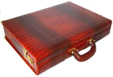 Pratesi KNE317/9 - Machiavelli Medium King Attach Case 24H in cow leather King Black
