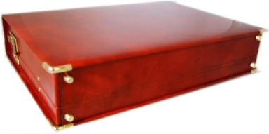 Pratesi KNE317/9 - Machiavelli Medium King Attach Case 24H in cow leather King Black