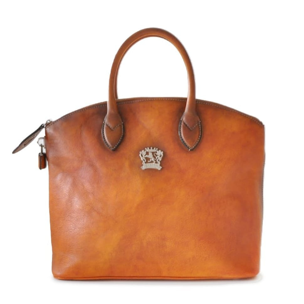 Pratesi BCO348 - Versilia Bruce Handbag in cow leather Bruce Cognac