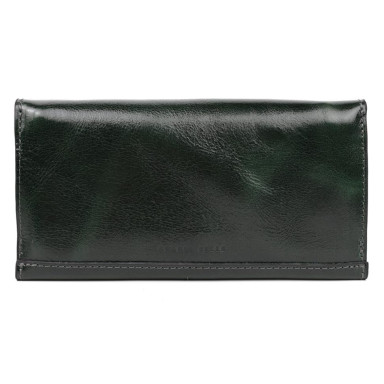Womens wallet large Festa green Grande Pelle 513391