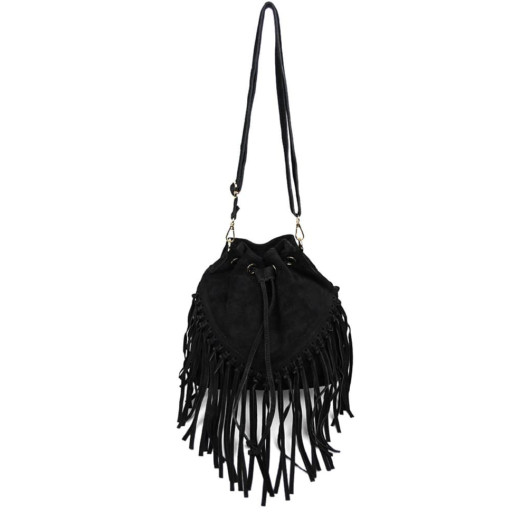 Жіноча сумка на плече Firenze (Італія) fz189605 чорна