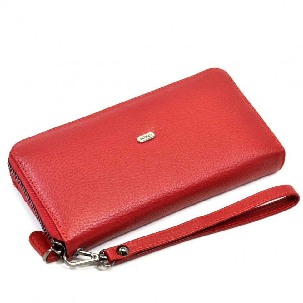 Гаманець жіночий шкіряний Desisan 09-4 червоний флотар