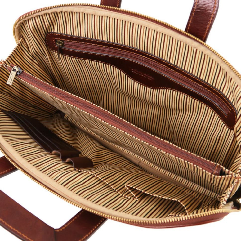 Шкіряна папка з ручками для документів А4 Tuscany TL142070