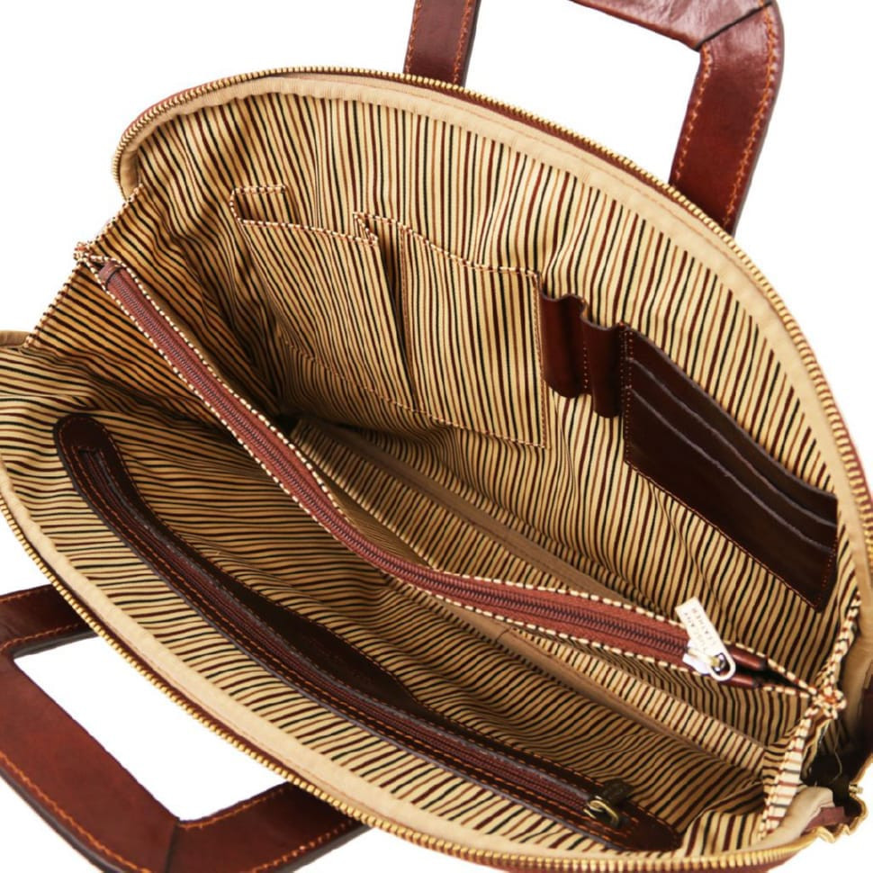 Шкіряна папка з ручками для документів А4 Tuscany TL142070