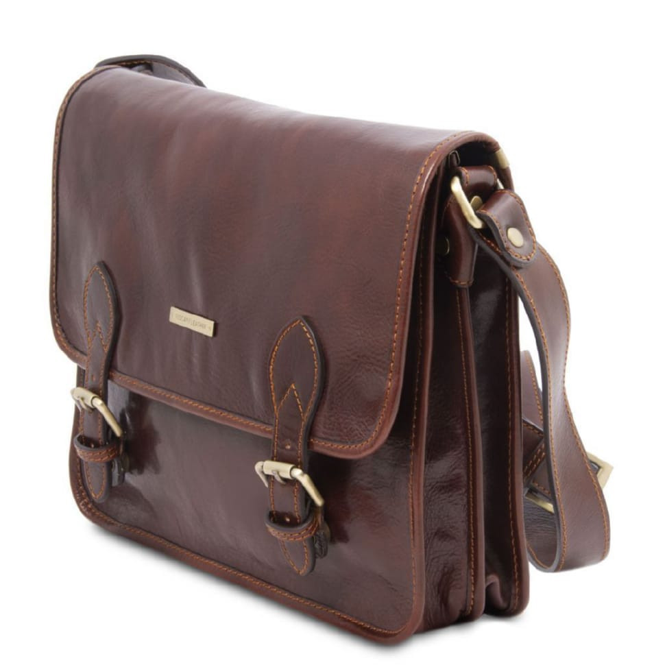 Чоловічий шкіряний месенджер Tuscany Leather Postina TL141288