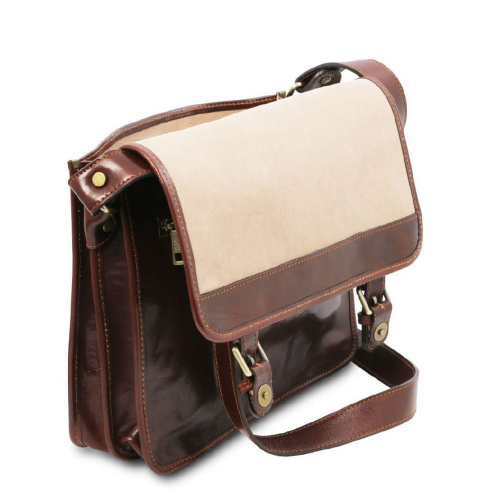 Чоловічий шкіряний месенджер Tuscany Leather Postina TL141288