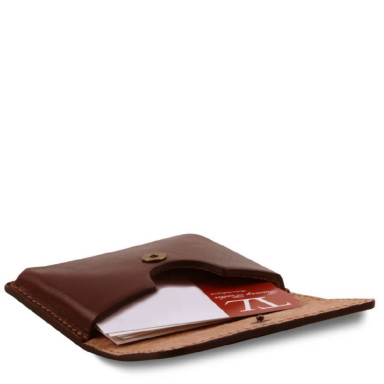 Exclusive leather business cards holder Tuscany TL141378 