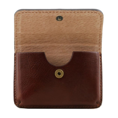 Exclusive leather business cards holder Tuscany TL141378 