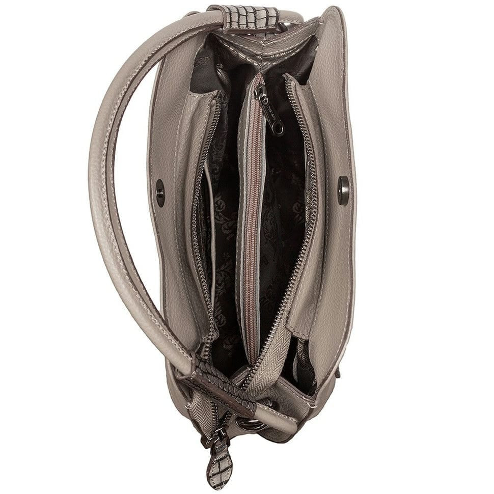 Сумка жіноча шкіряна Desisan 7150-283 бежевий флотар