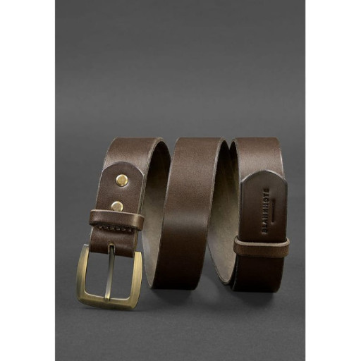 Чоловічий шкіряний вузький ремінь 33 мм.