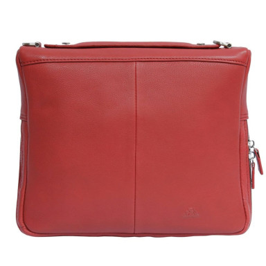 Leather bag Contatto 9594-28 rosso red