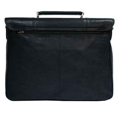 Шкіряний портфель Varsavia 9943 nero чорний