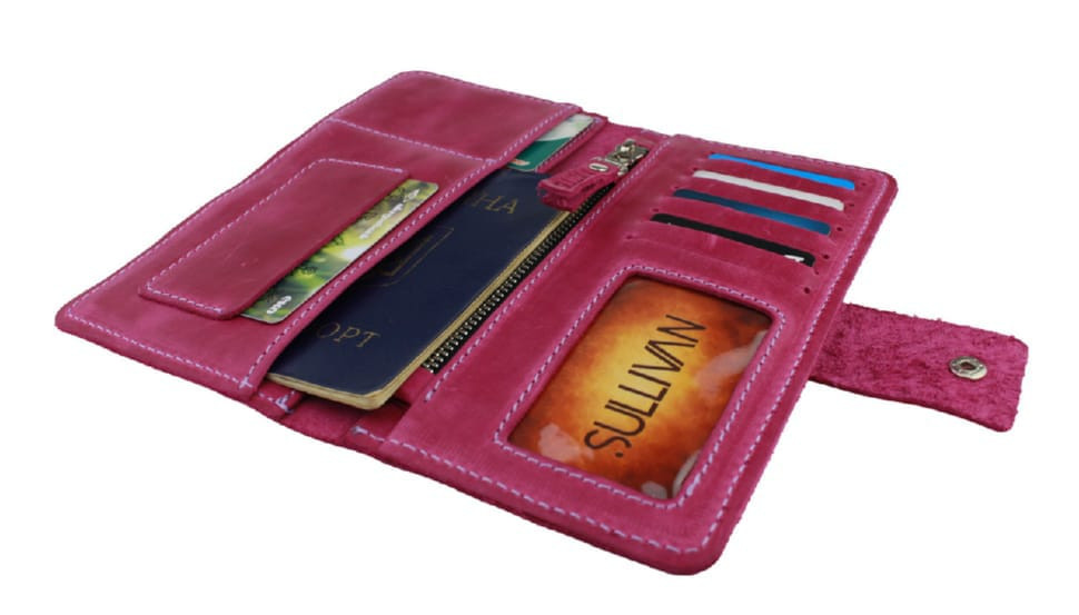 Гаманець жіночий під паспорт SULLIVAN 80257(10) фуксія
