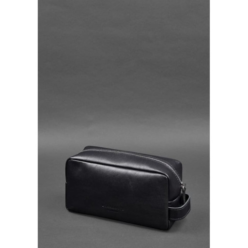 Шкіряна косметичка-несесер 6.0 чорний