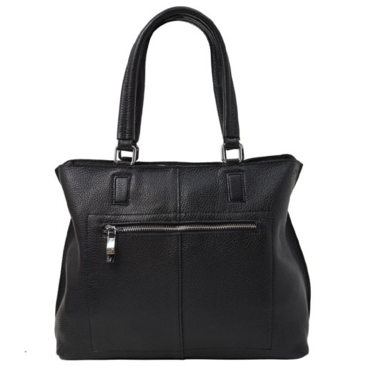 Сумка жіноча шкіряна DOR FLINGER DF2020060-1 чорна