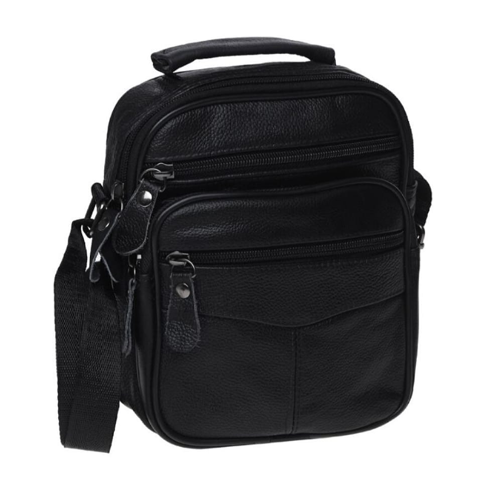 Чоловіча шкіряна сумка Keizer K103b-black