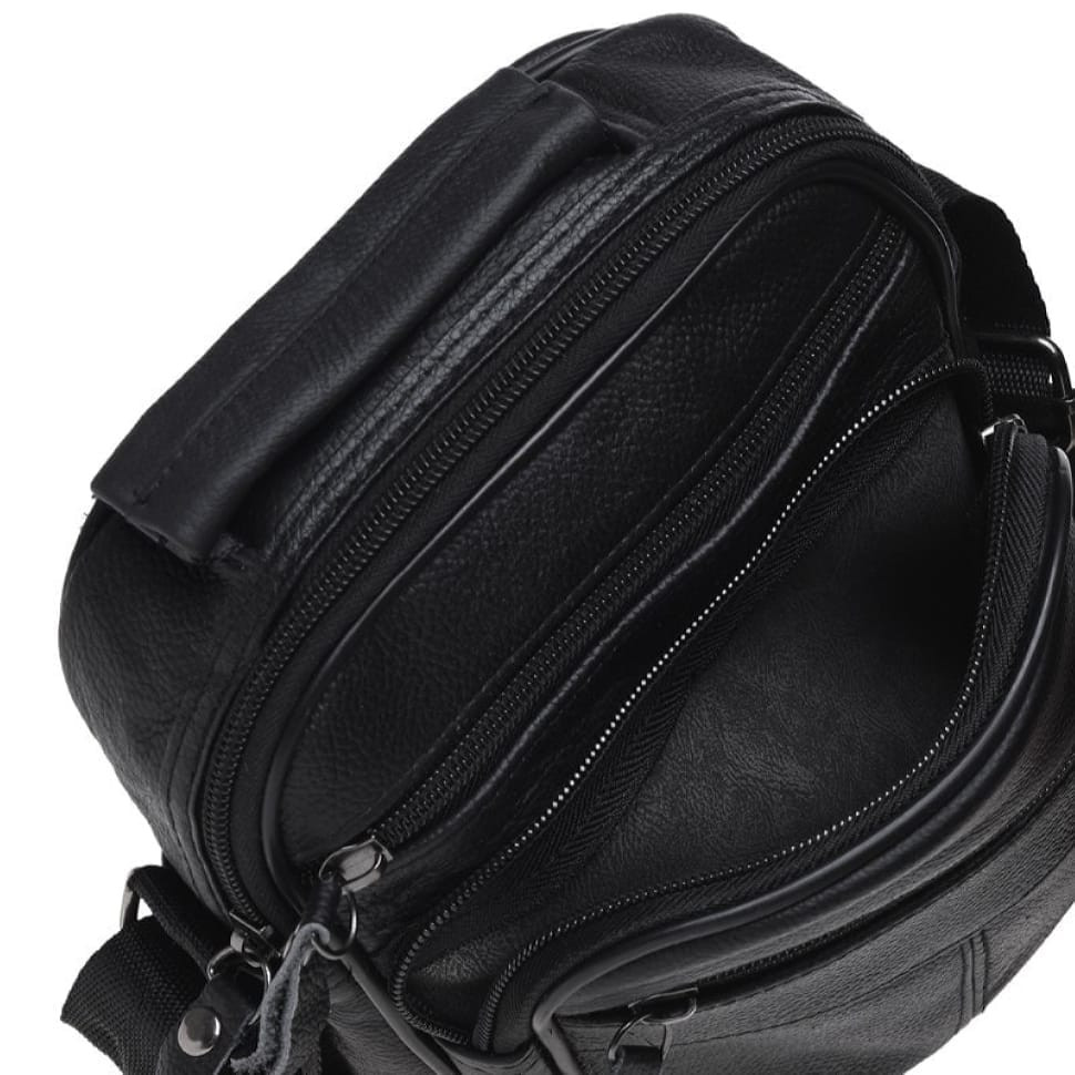 Чоловіча шкіряна сумка Keizer K103b-black