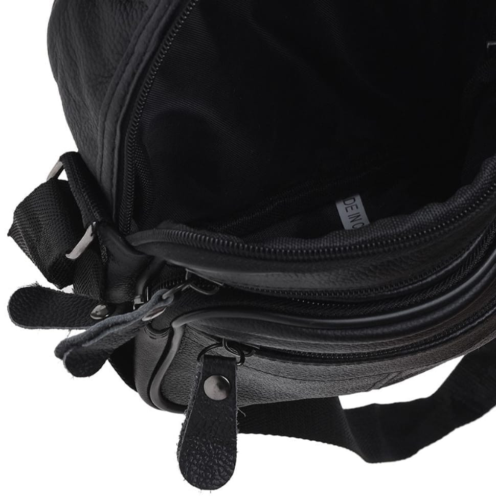 Чоловіча шкіряна сумка Keizer K103b-black