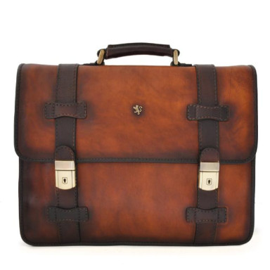 Pratesi BMA500 - Briefcase Vallombrosa in cow leather Bruce Brown