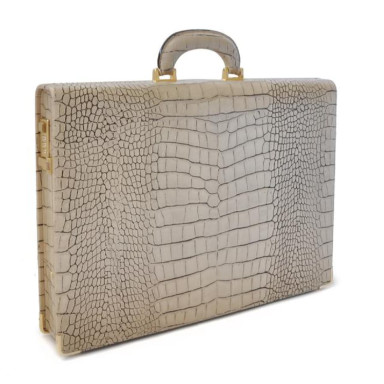 Pratesi KPA317/7 - Machiavelli Small King Attach Case 24H in cow leather King Panna