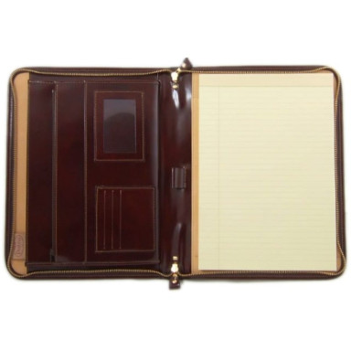 Pratesi RCF032 - Dante R Portfolio for Notes in cow leather Radica Coffee